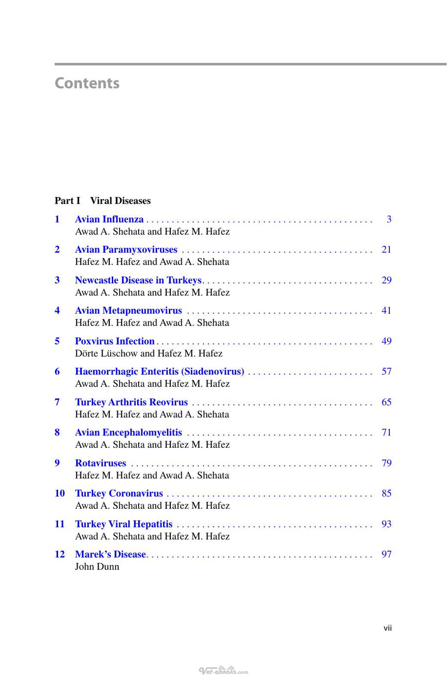 Preview page of Turkey Diseases and Disorders Volume 2 Infectious and Nutritional Diseases Diag