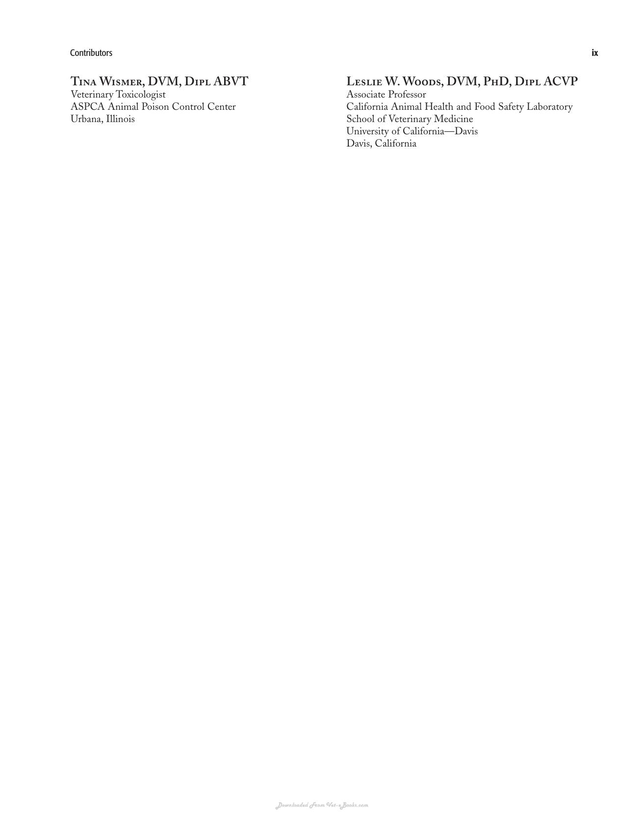 Clinical Veterinary Toxicology
