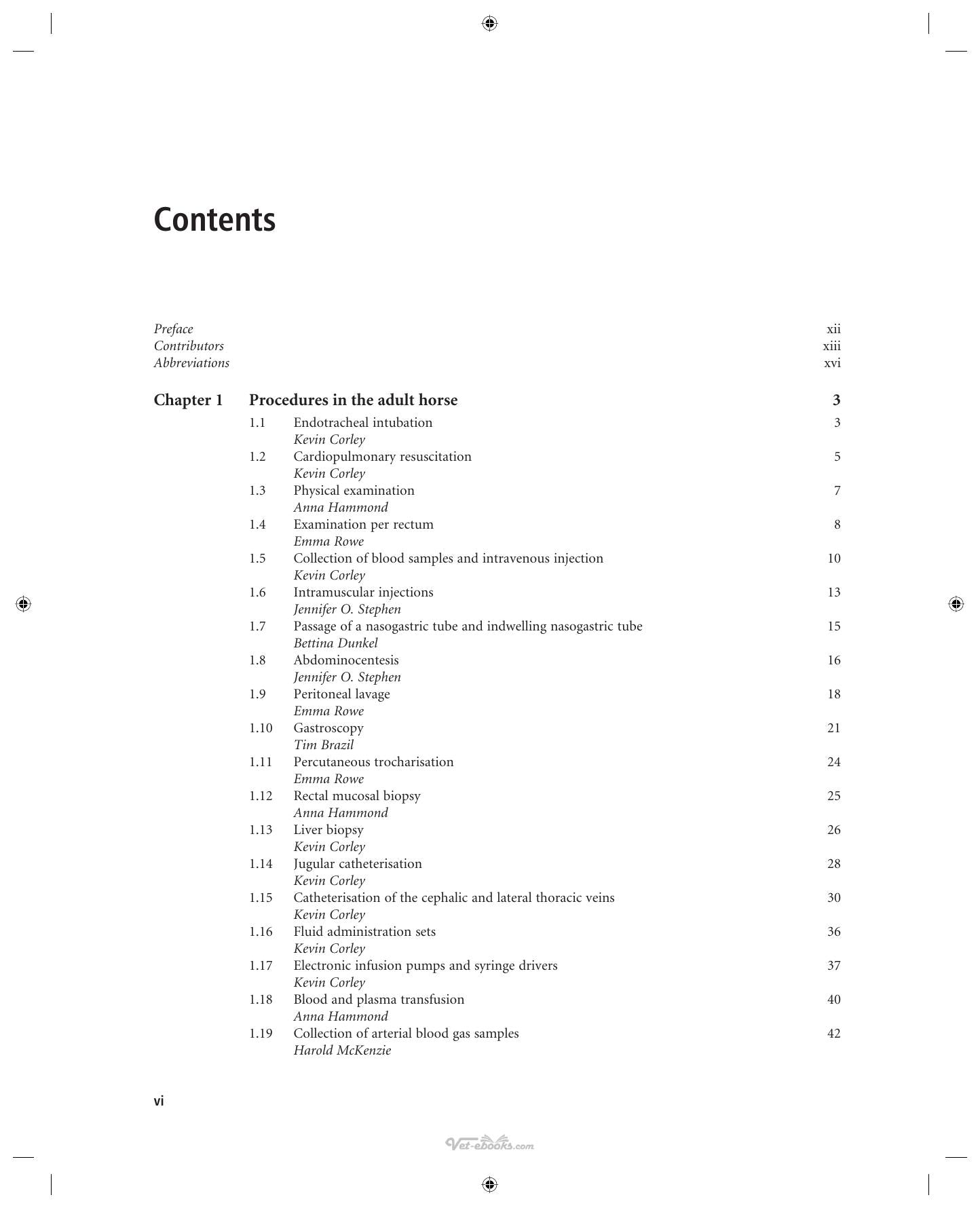 The Equine Hospital Manual