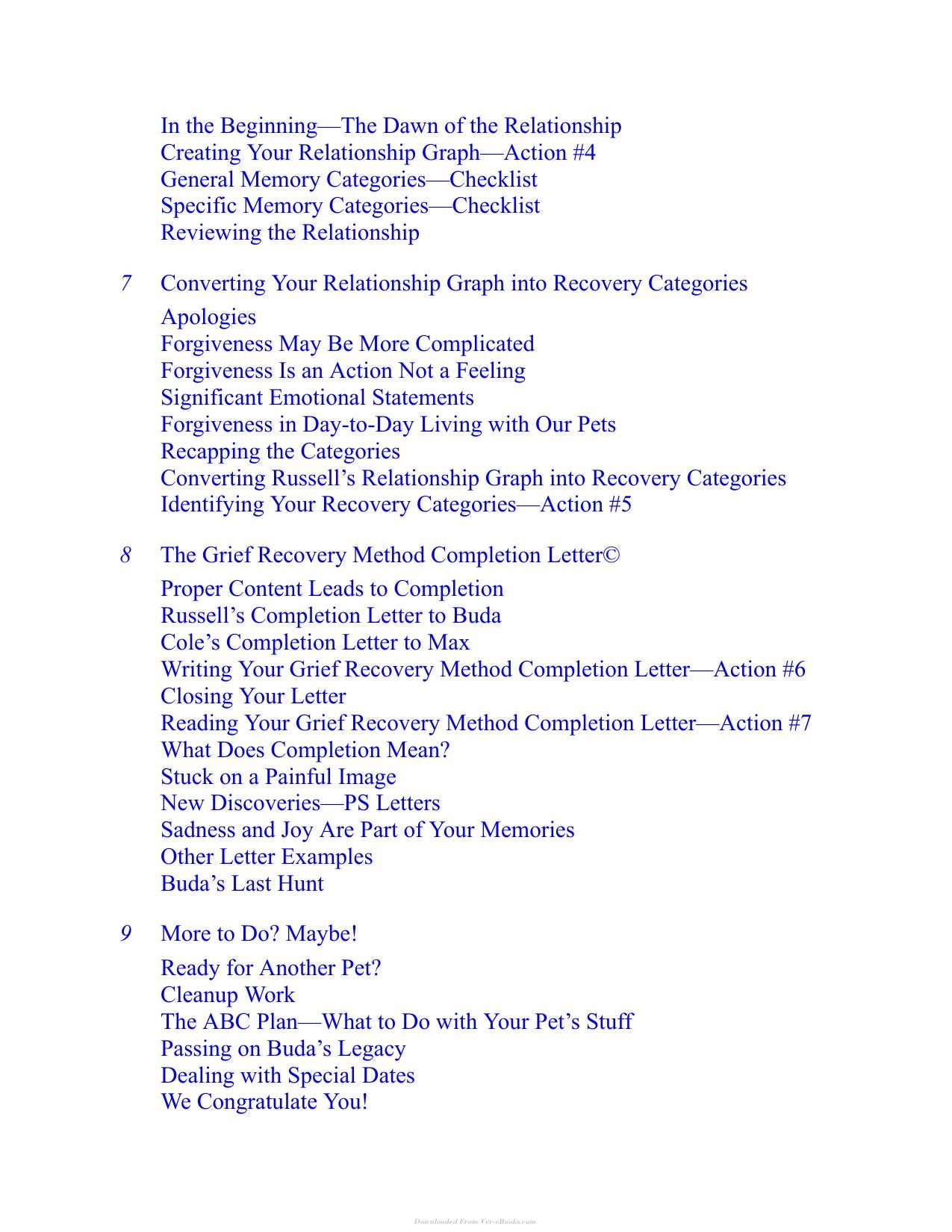 The Grief Recovery Handbook For Pet Loss