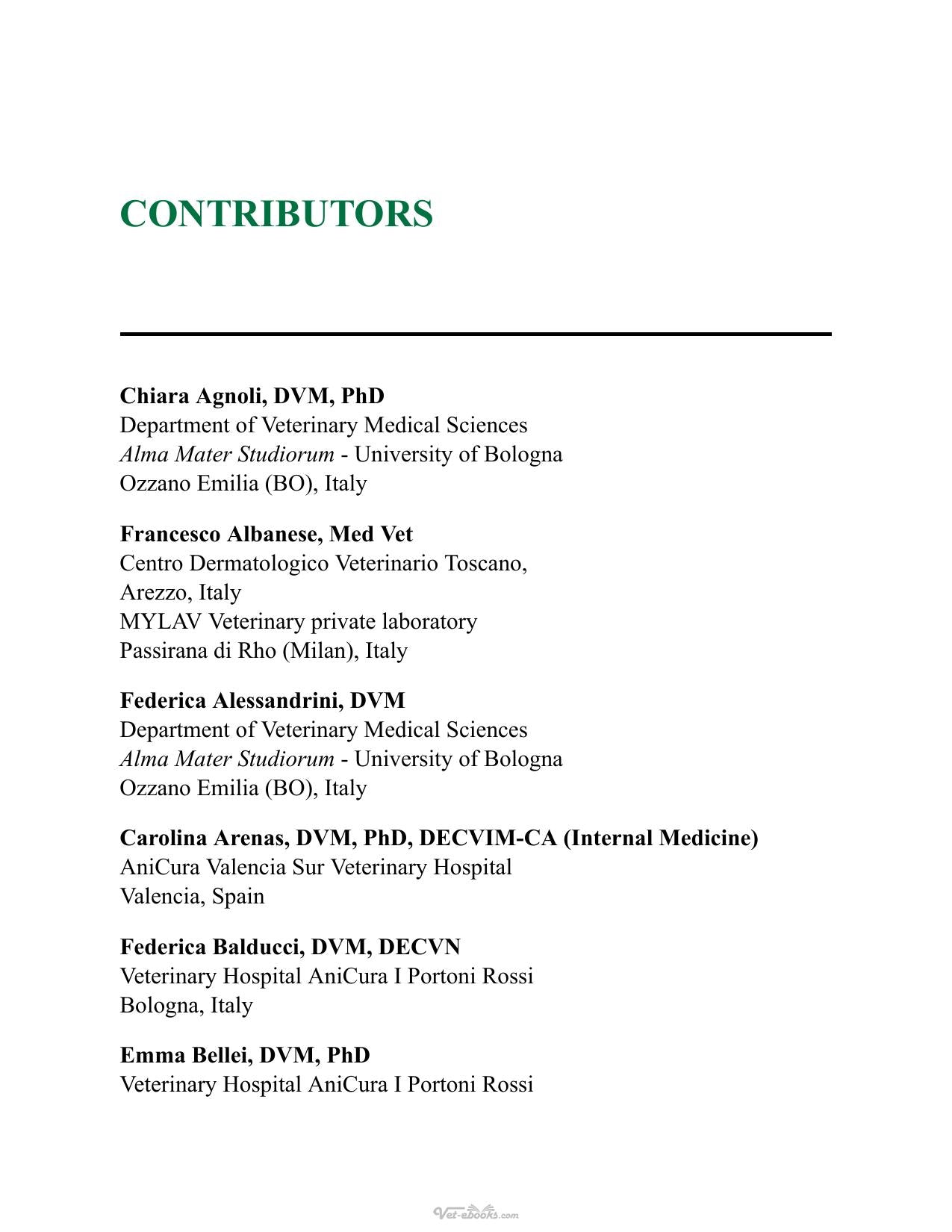 Diagnostic And Therapeutic Algorithms In Internal Medicine For Dogs And Cats