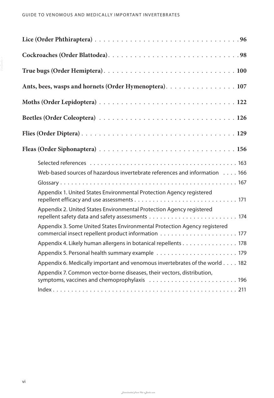 Guide To Venomous And Medically Important Invertebrates