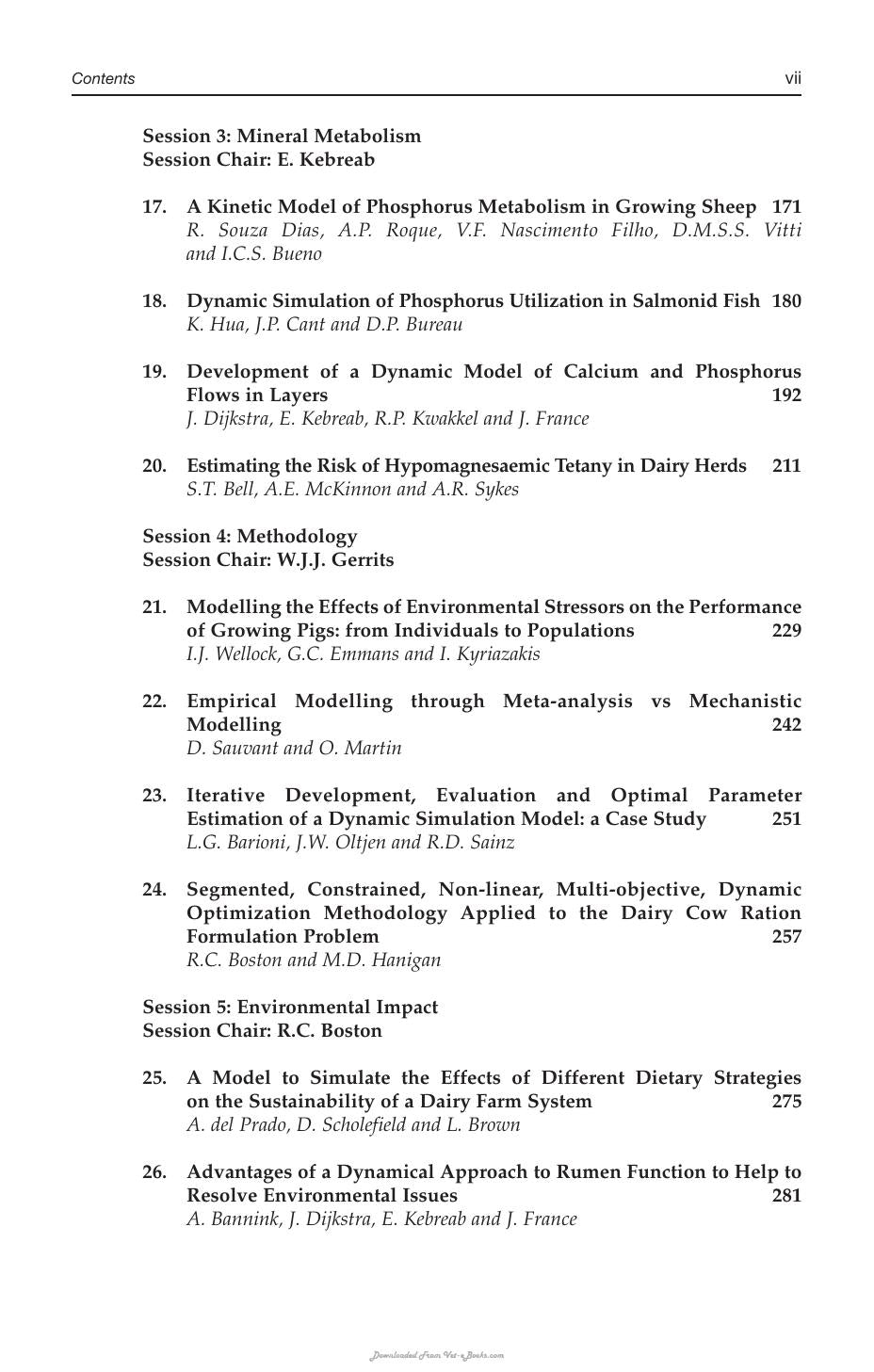 Nutrient Digestion And Utilization In Farm Animals Modelling Approaches