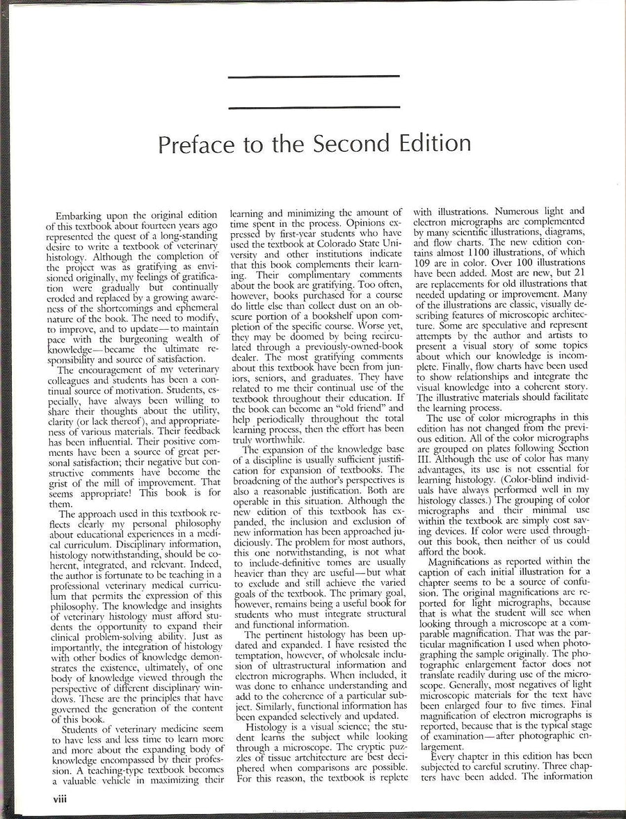 Preview page of Applied Veterinary Histology 3rd Edition
