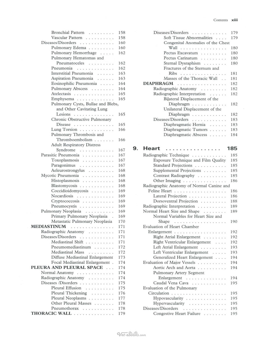 Preview page of Radiographic Interpretation for the Small Animal Clinician 2nd Edition