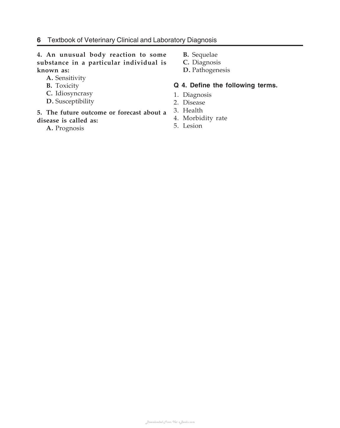 Textbook Of Veterinary Clinical And Laboratory Diagnosis 2Nd Edition