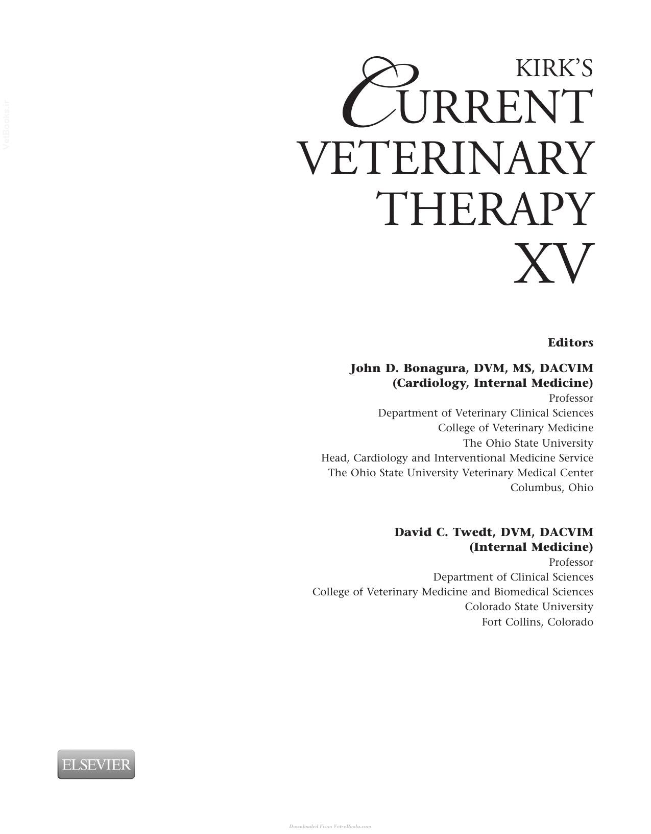 Kirk Current Veterinary Therapy Xv