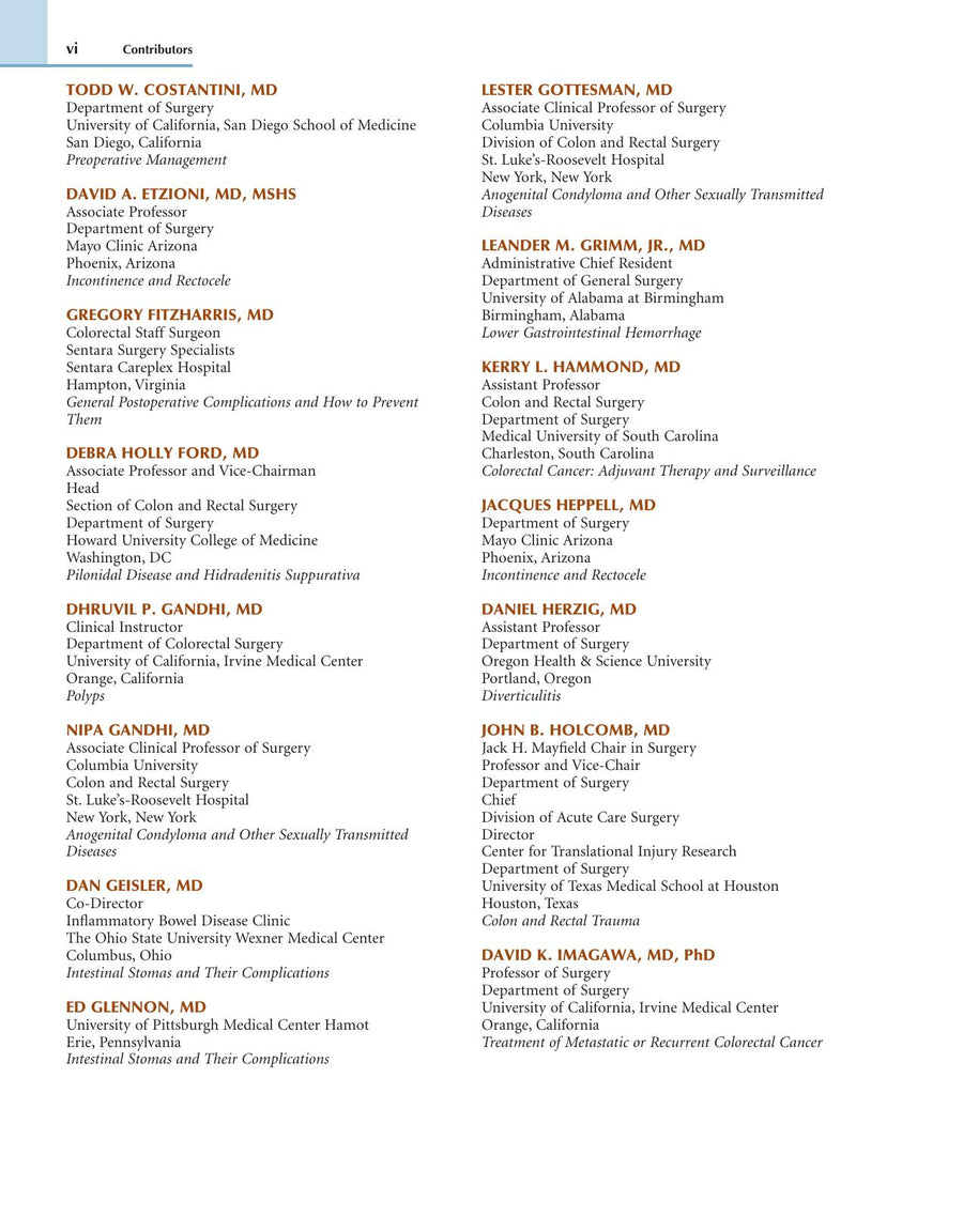 Preview page of Colorectal Surgery