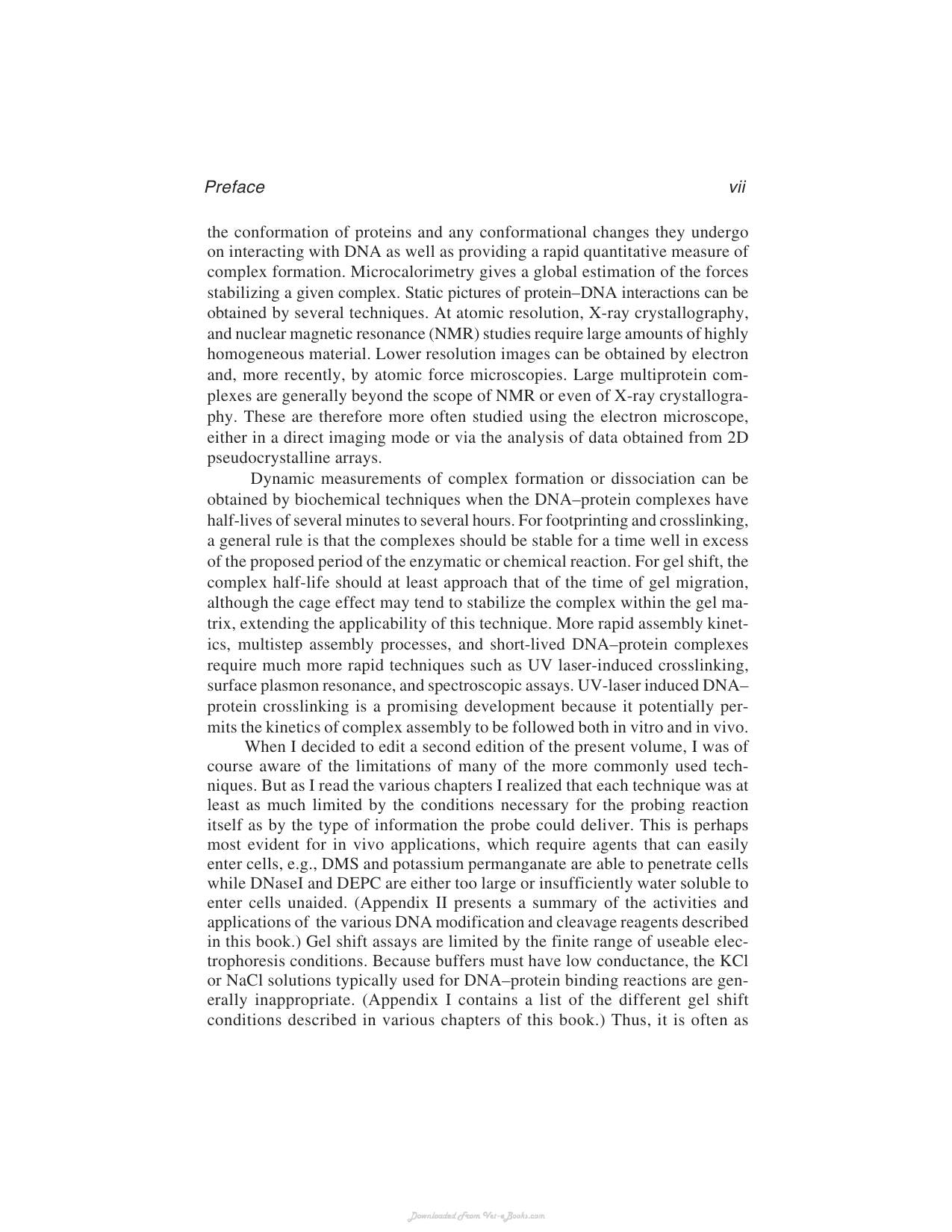Dnaprotein Interactions Principles And Protocols 2nd Edition