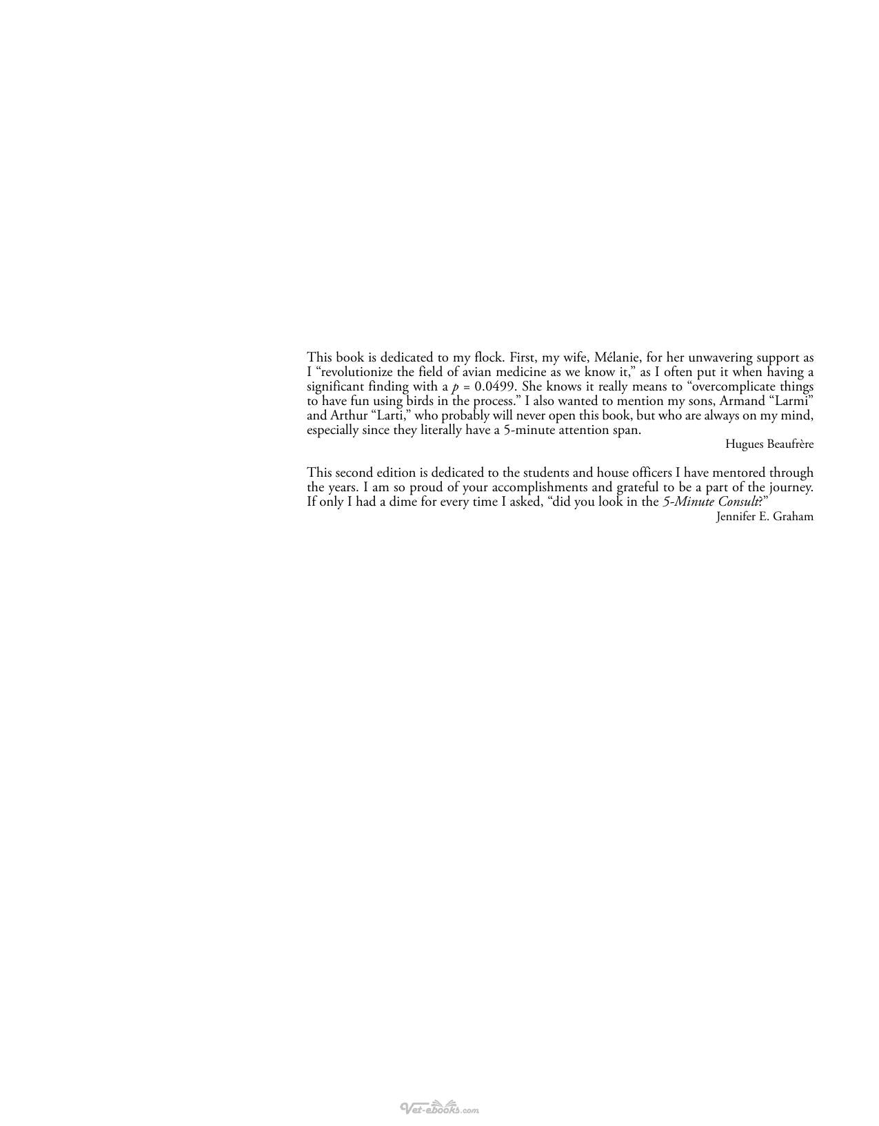 Blackwells Five Minute Veterinary Consult Avian