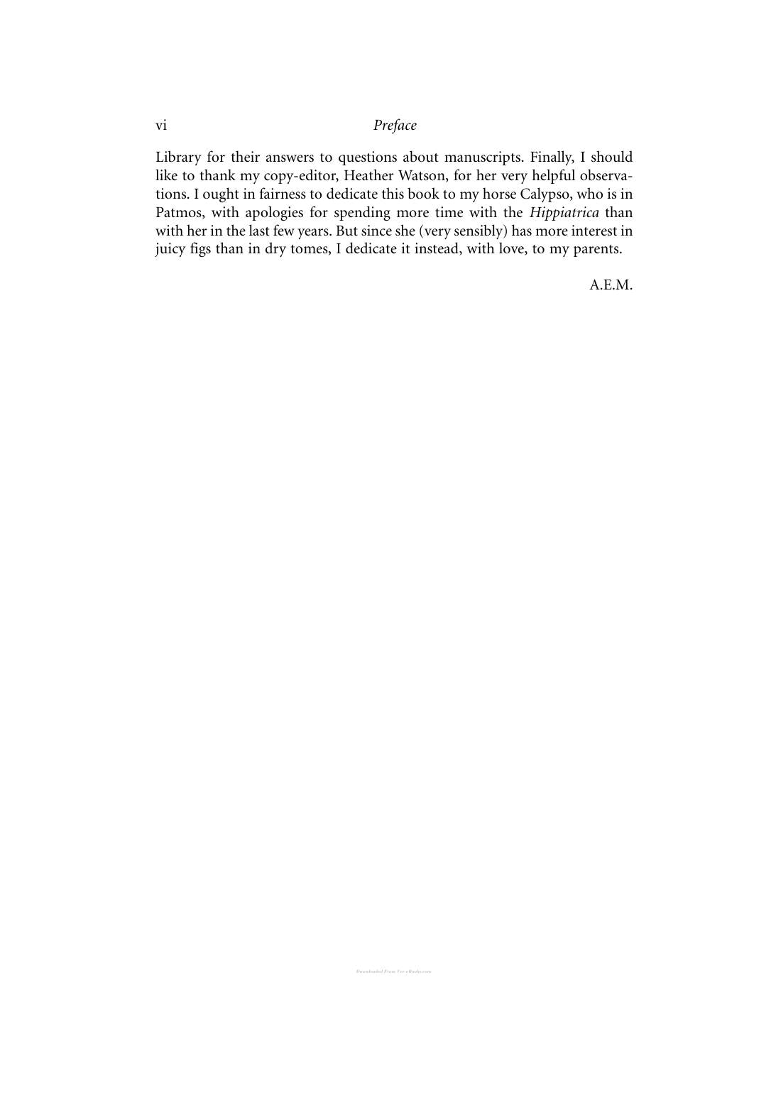 A Byzantine Encyclopaedia Of Horse Medicine