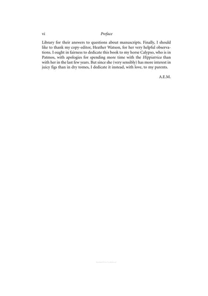 A Byzantine Encyclopaedia of Horse Medicine