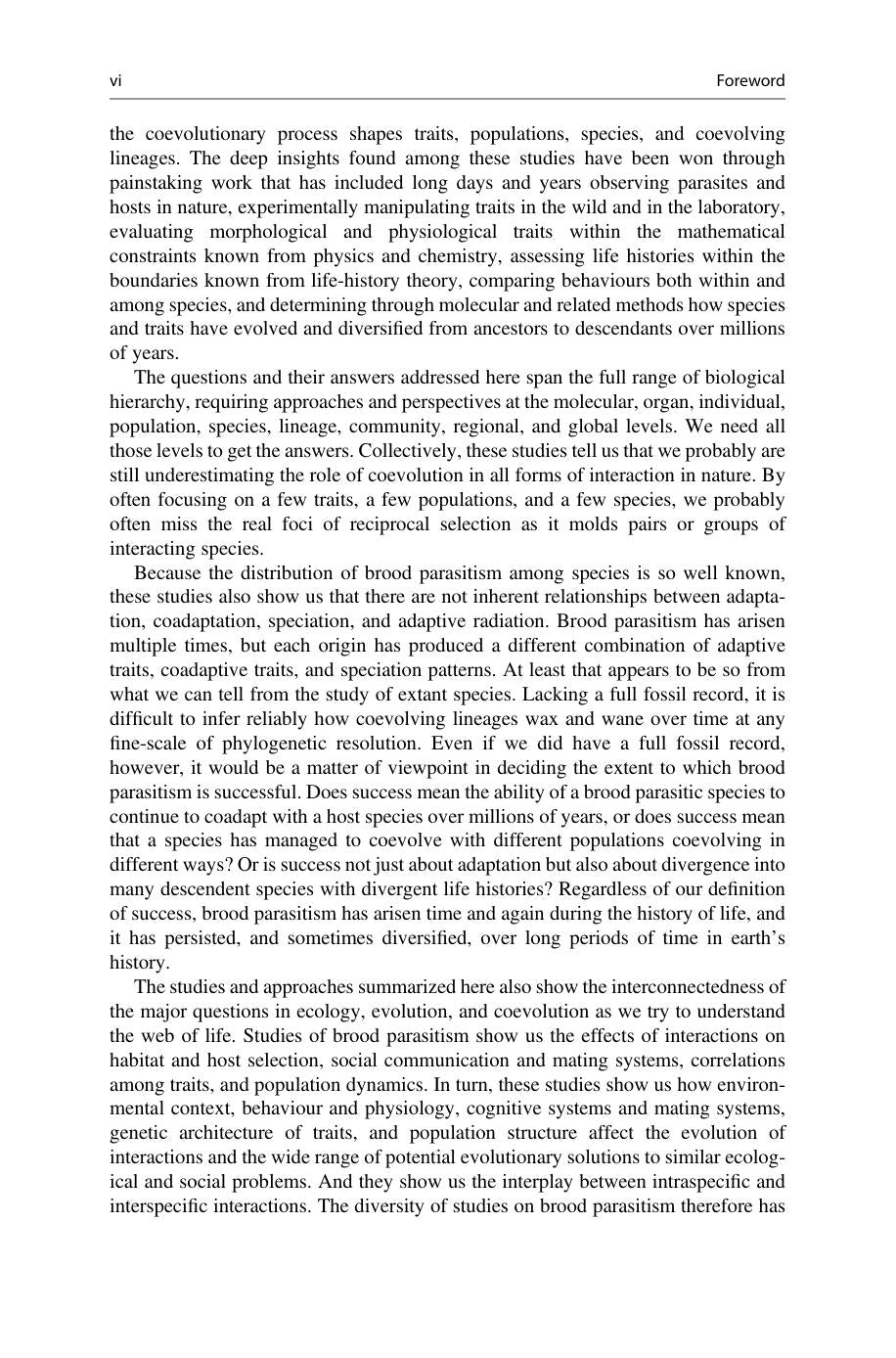 Avian Brood Parasitism Behaviour Ecology Evolution And Coevolution