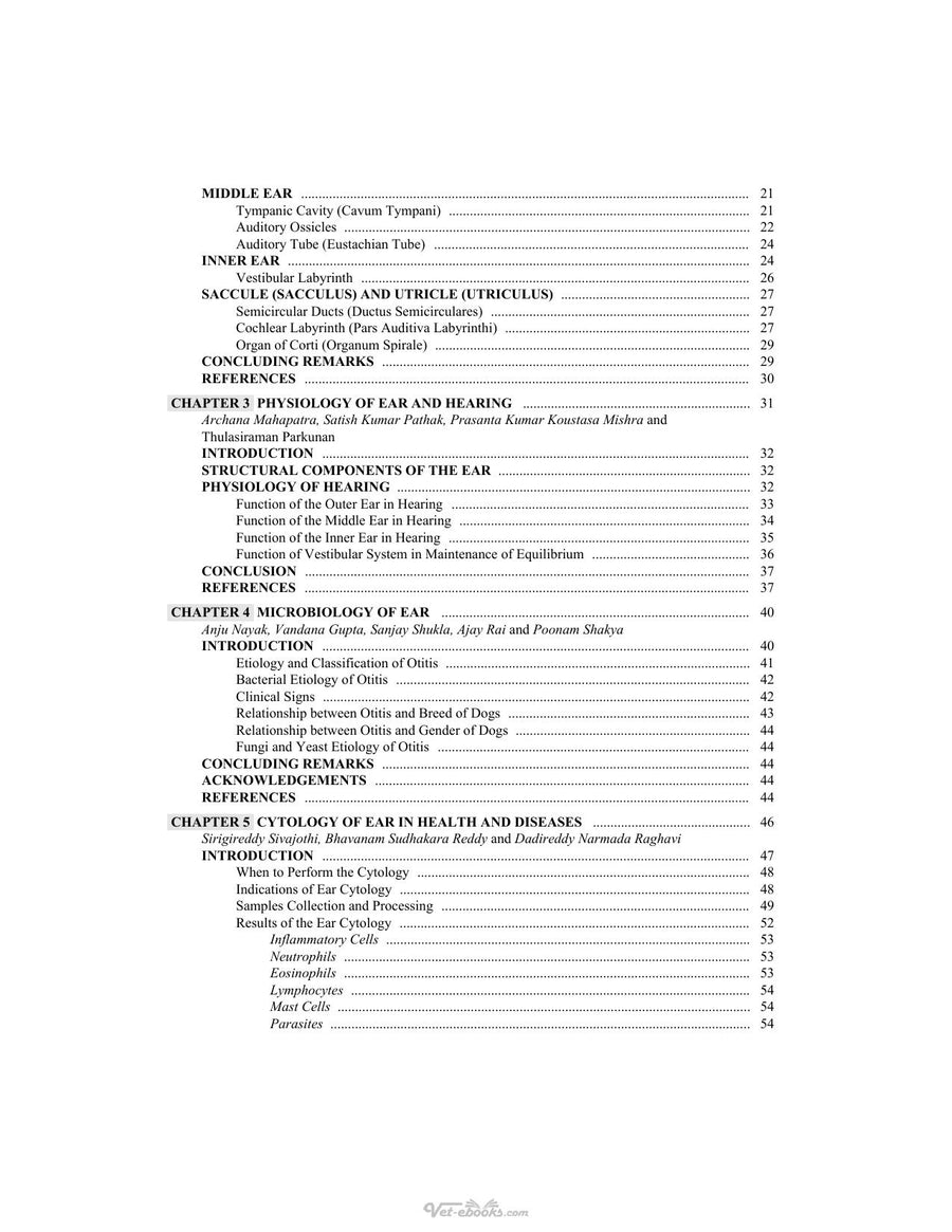 Preview page of Common Ear Diseases in Dogs Diagnosis and Management