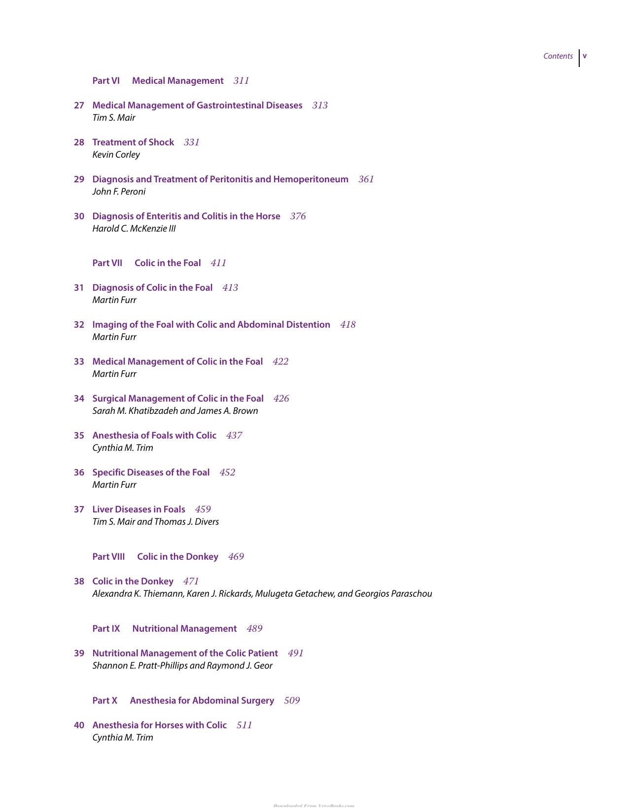 The Equine Acute Abdomen 3Rd Edition