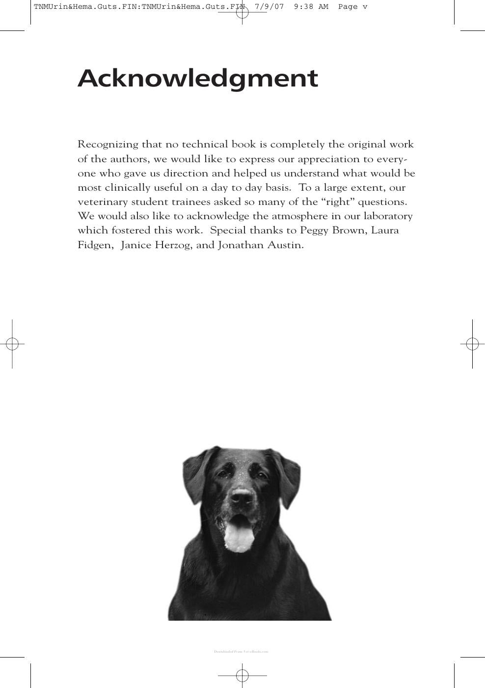 Laboratory Urinalysis And Hematology For The Small Animal Practitioner
