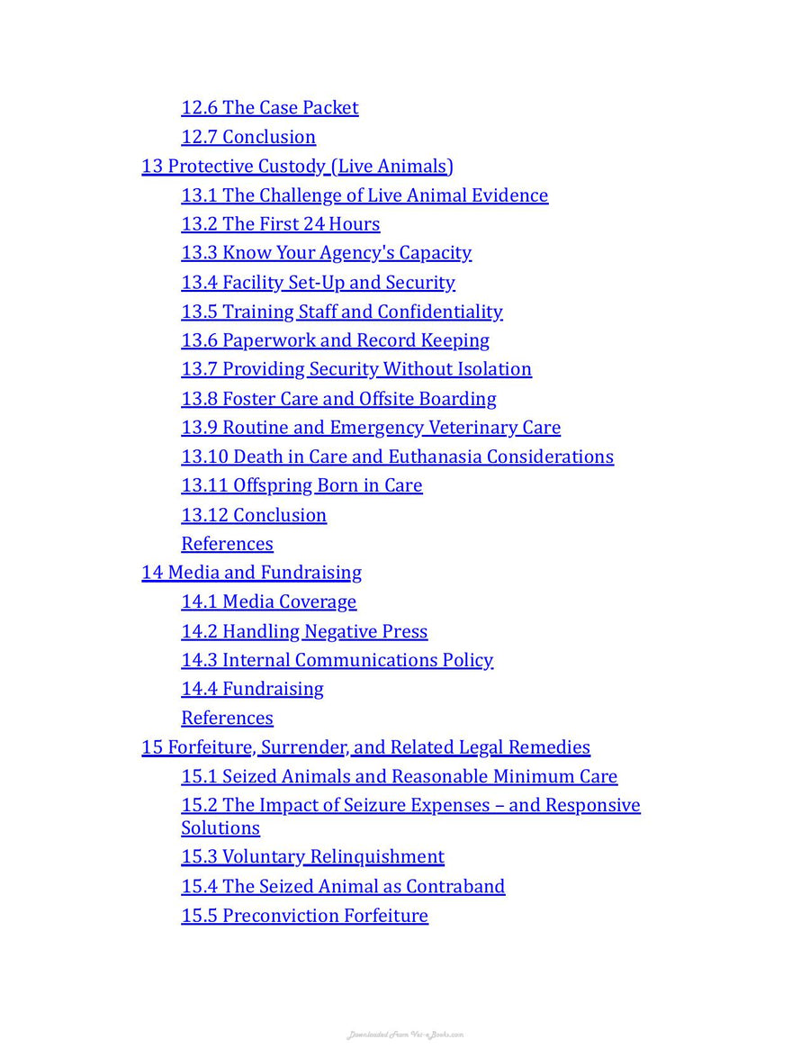 Preview page of Animal Cruelty Investigations a Collaborative Approach from Victim to Verdict