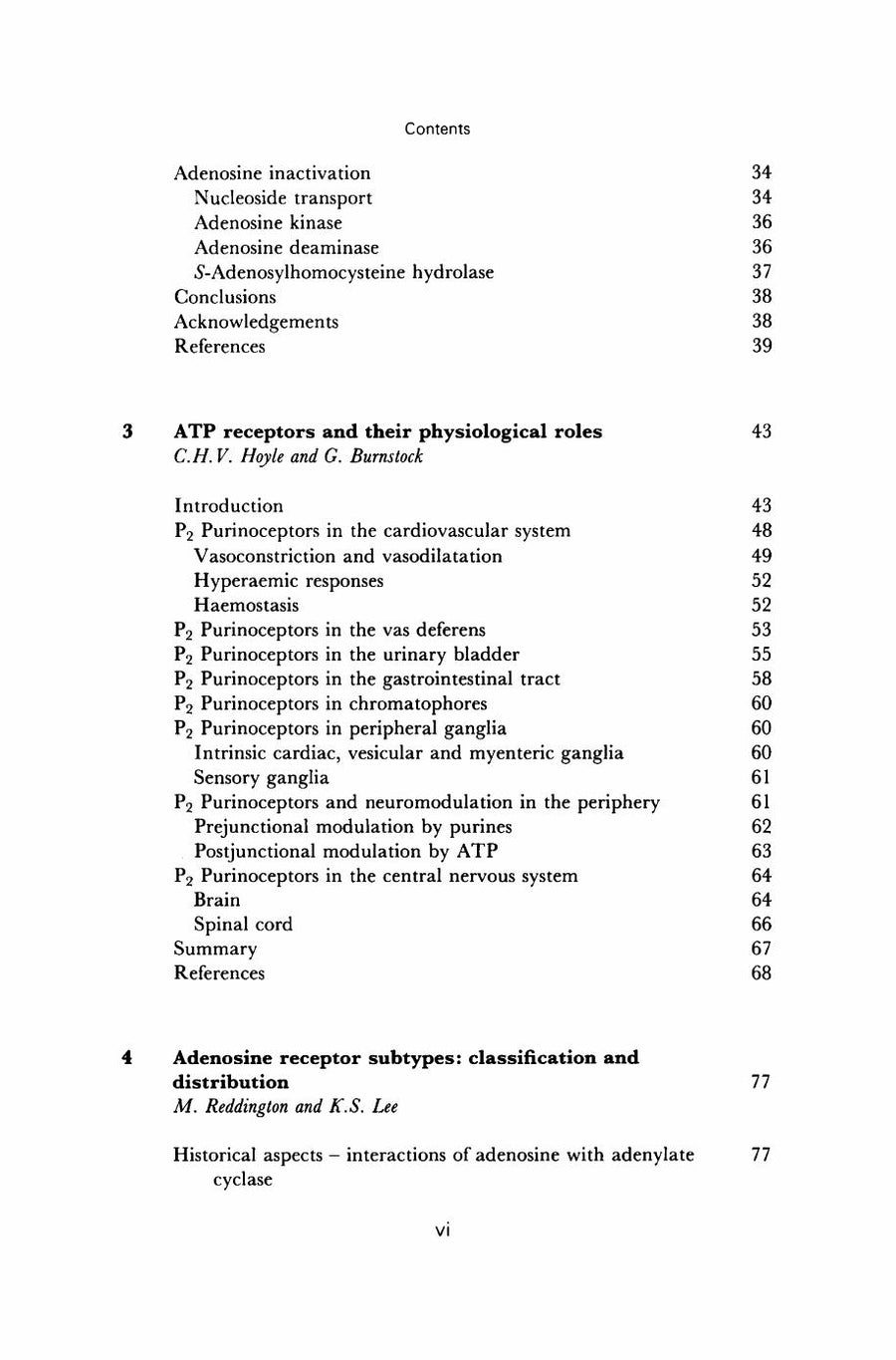Preview page of Adenosine in the Nervous System