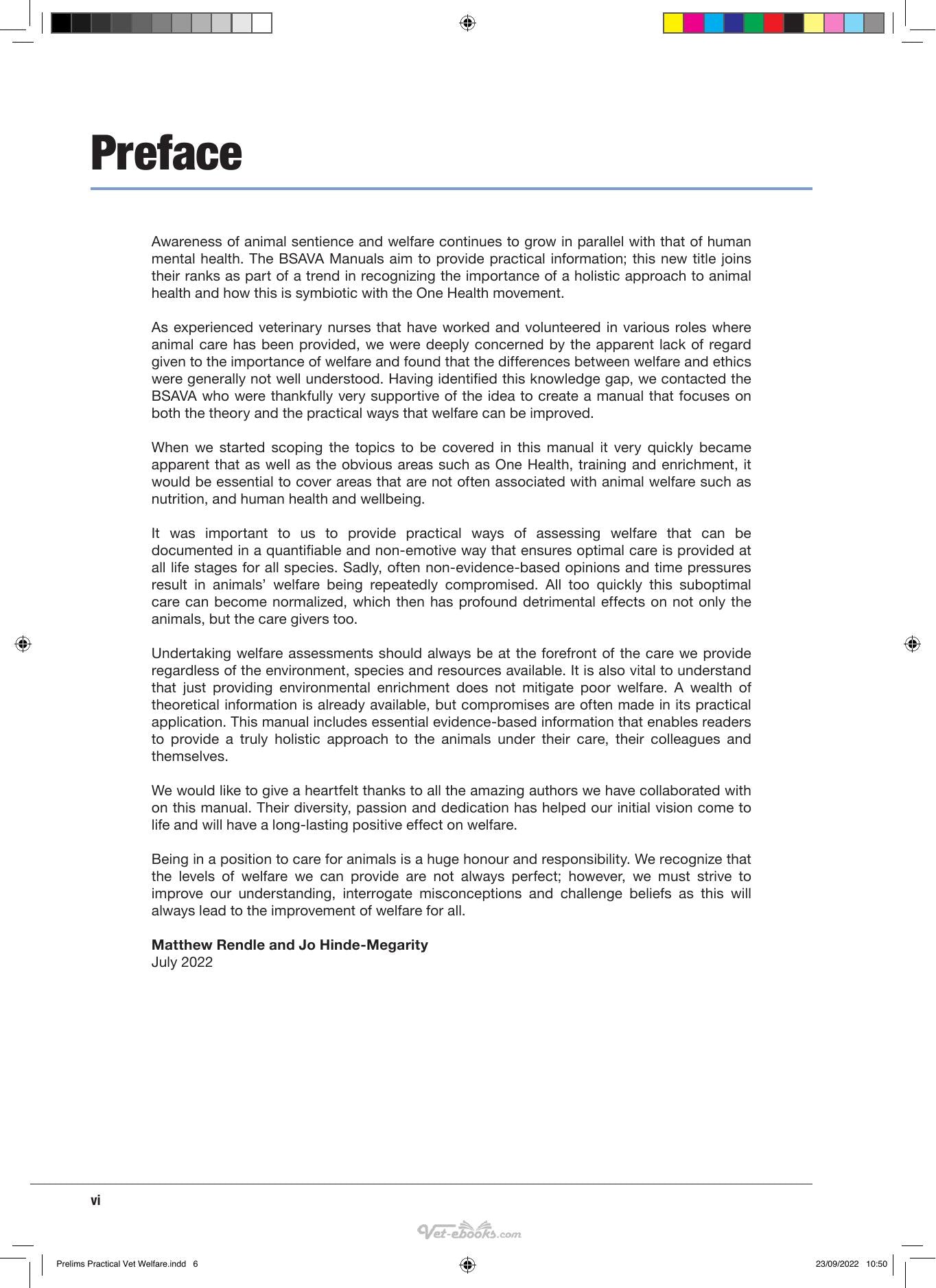 Bsava Manual Of Practical Veterinary Welfare