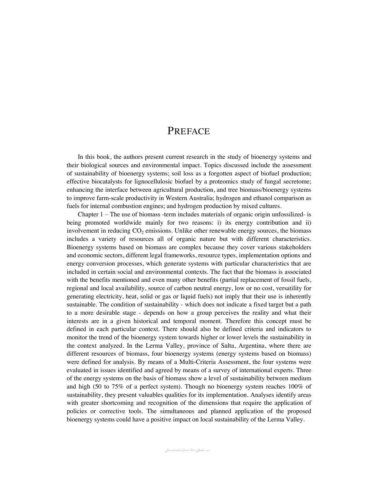 Bioenergy Systems Biological Sources And Environmental Impact