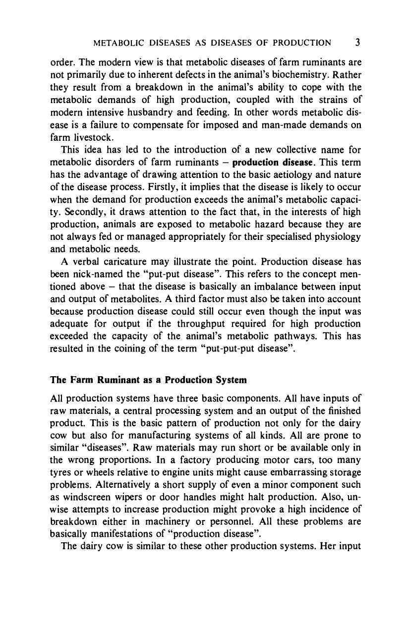 Metabolic Diseases In Farm Animals