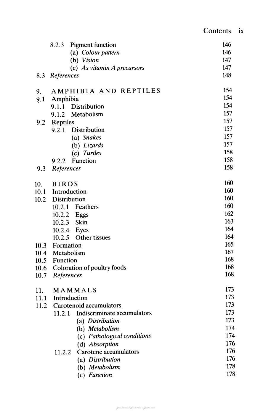 The Biochemistry Of The Carotenoids Volume Ii Animals