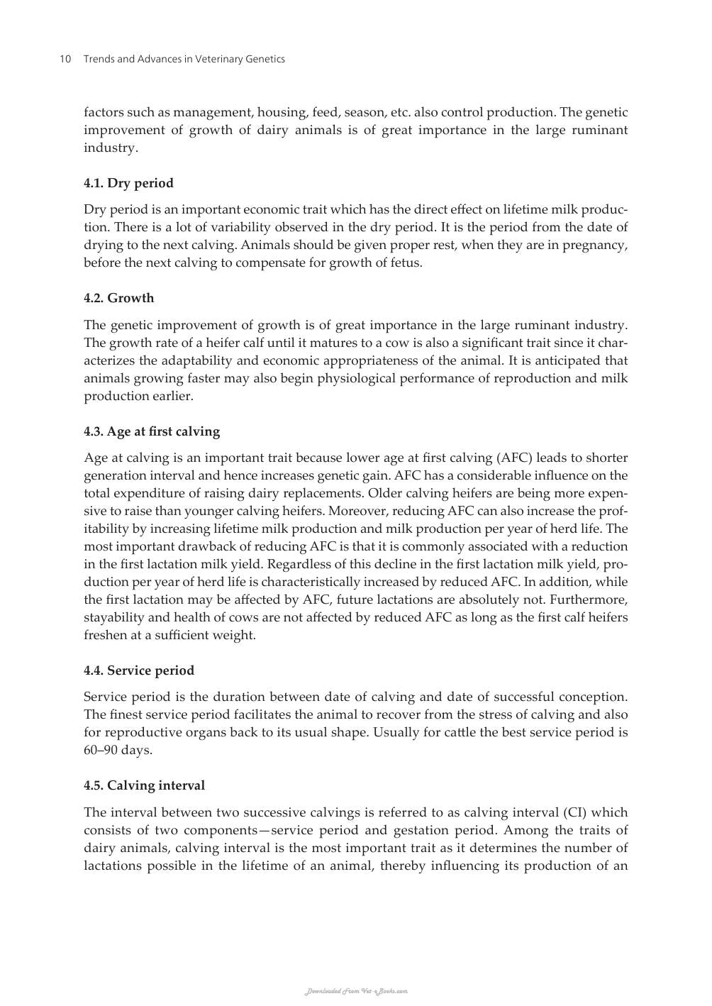 Trends And Advances In Veterinary Genetics