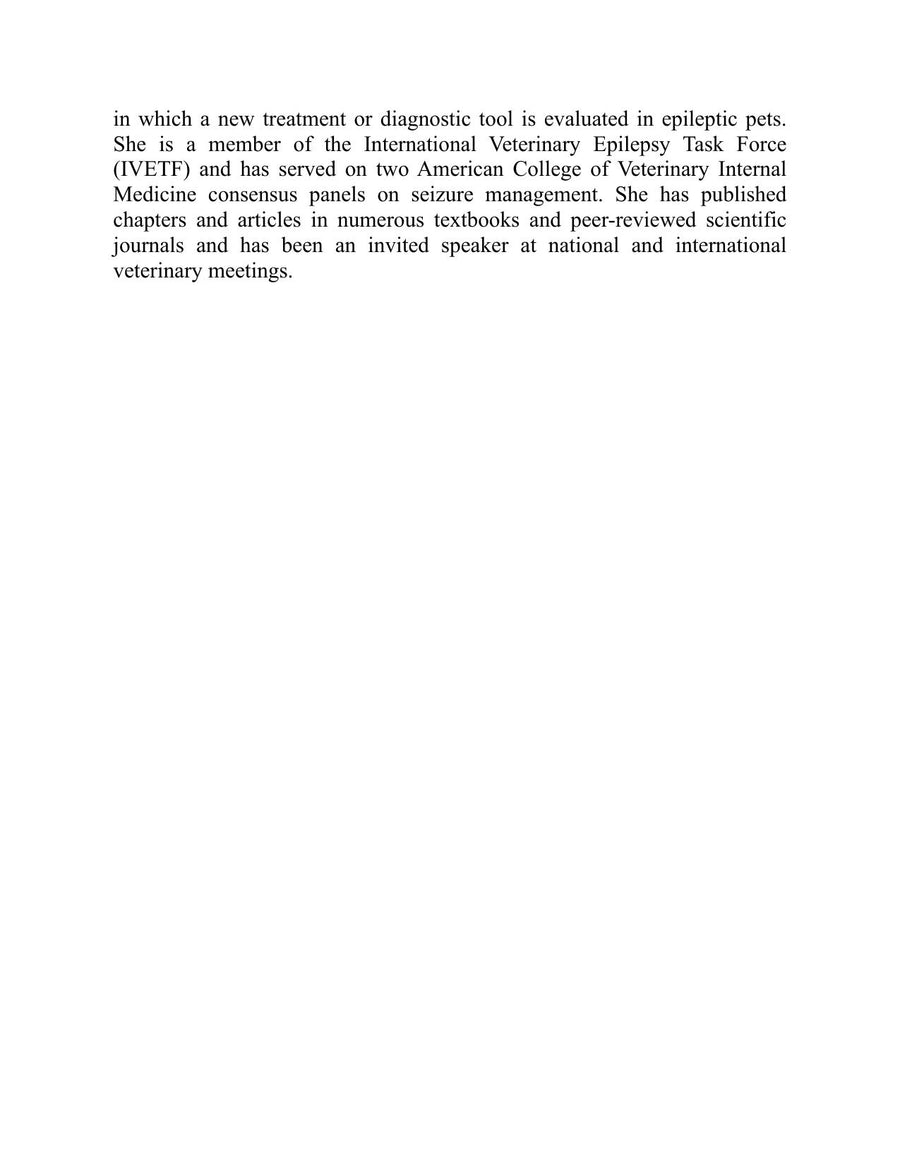 Preview page of A Practical Guide to Seizure Disorders in Dogs and Cats