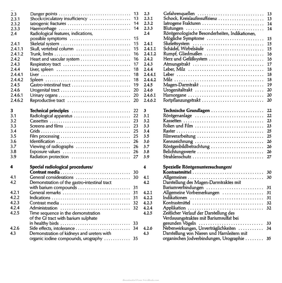 Preview page of Atlas of Radiographic Anatomy and Diagnosis of Cage Birds