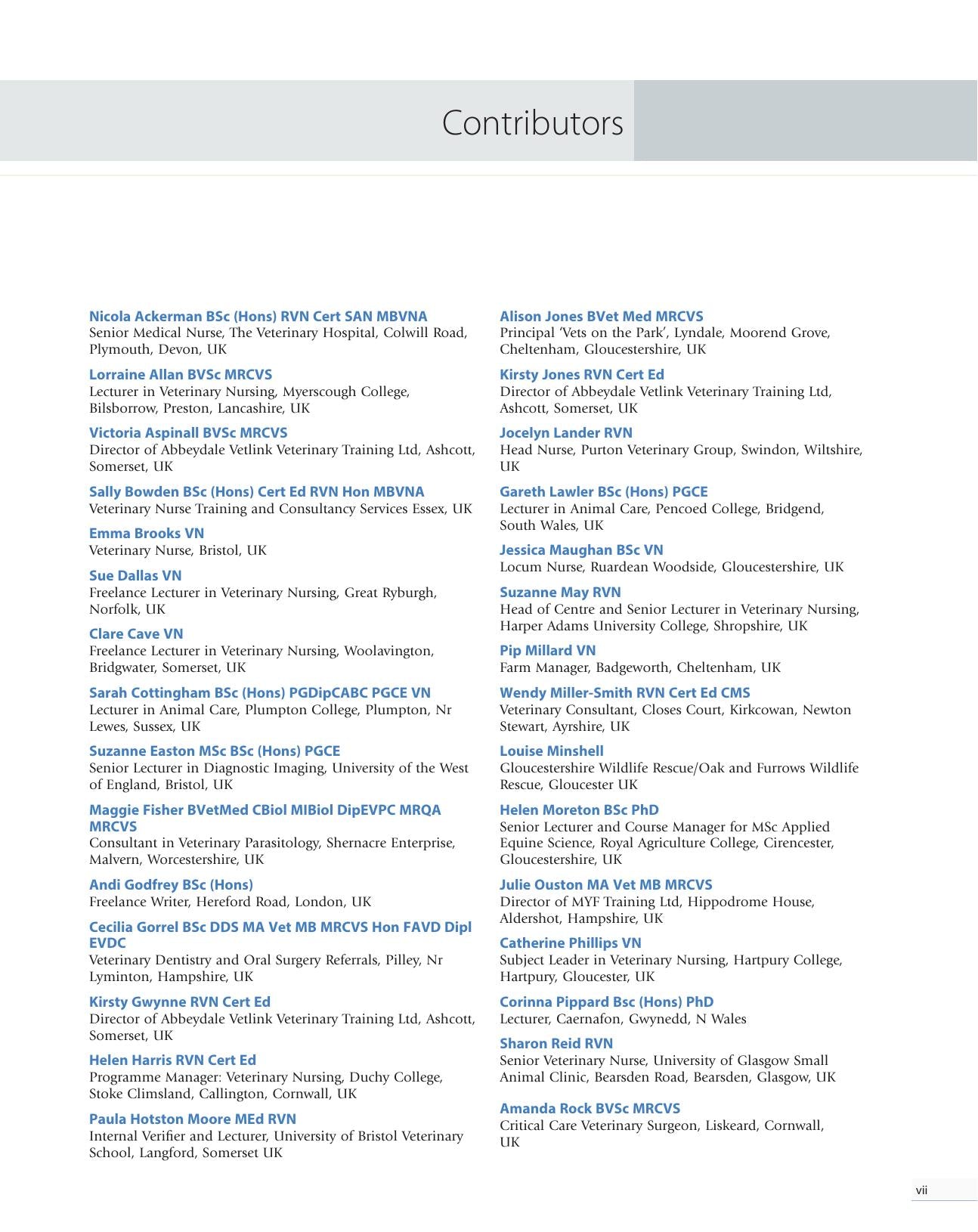 The Complete Textbook Of Veterinary Nursing 2Nd Edition
