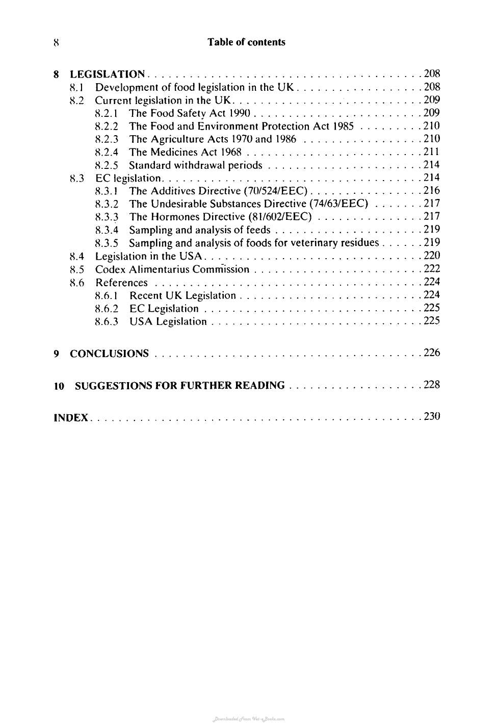 Determination Of Veterinary Residues In Food