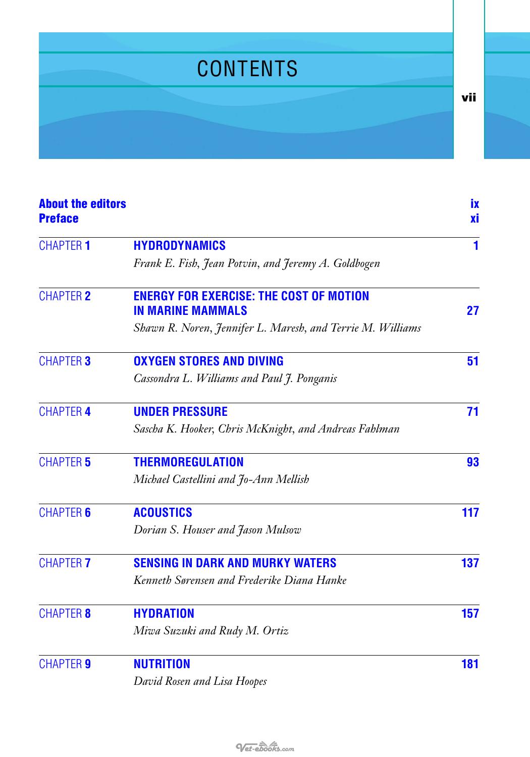 Physiology Of Marine Mammals Adaptations To The Ocean