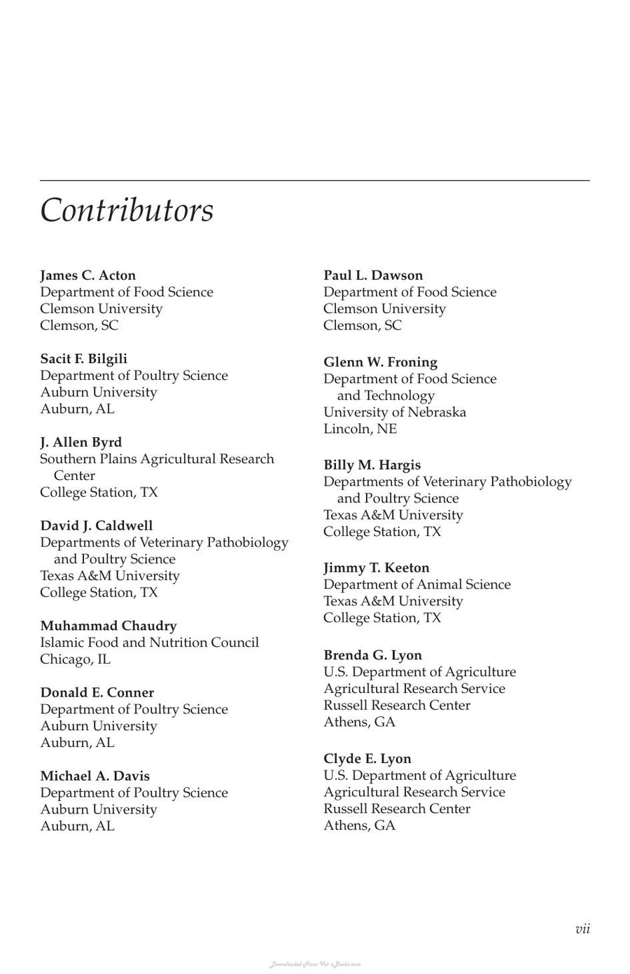 Preview page of Poultry Meat Processing