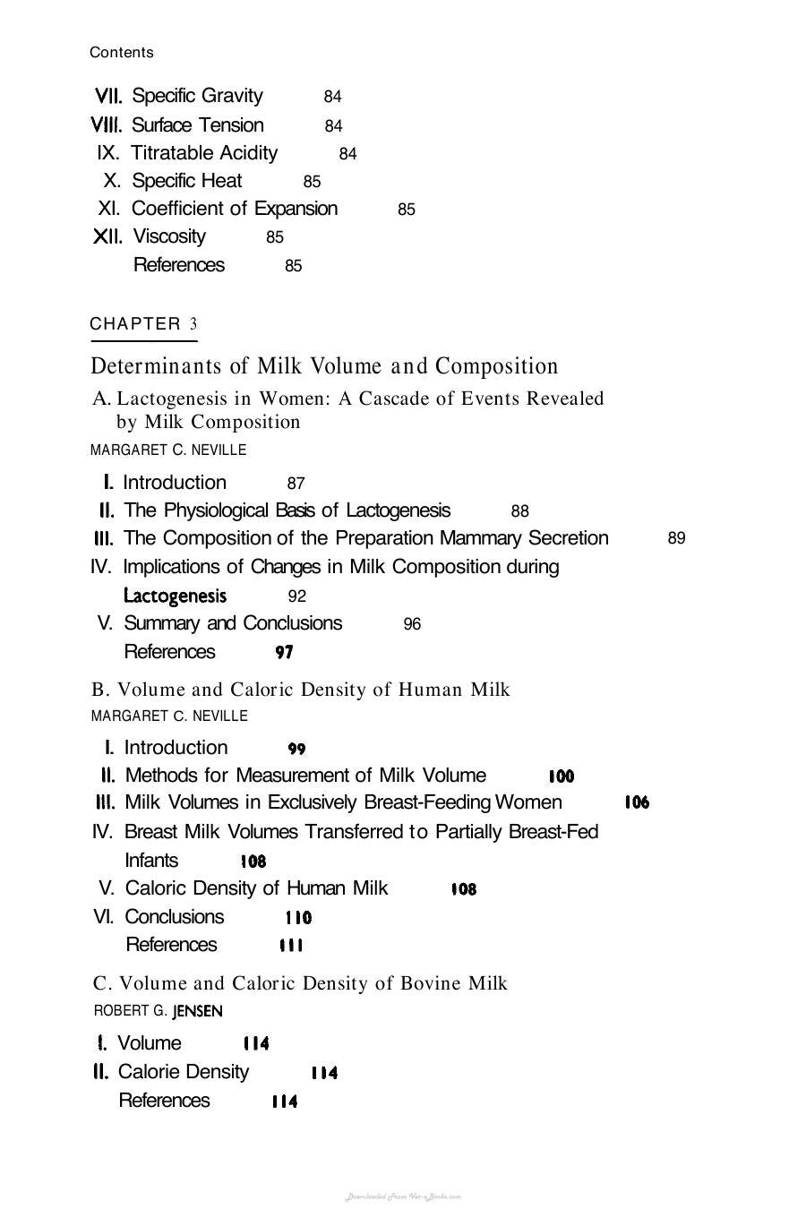 Handbook Of Milk Composition