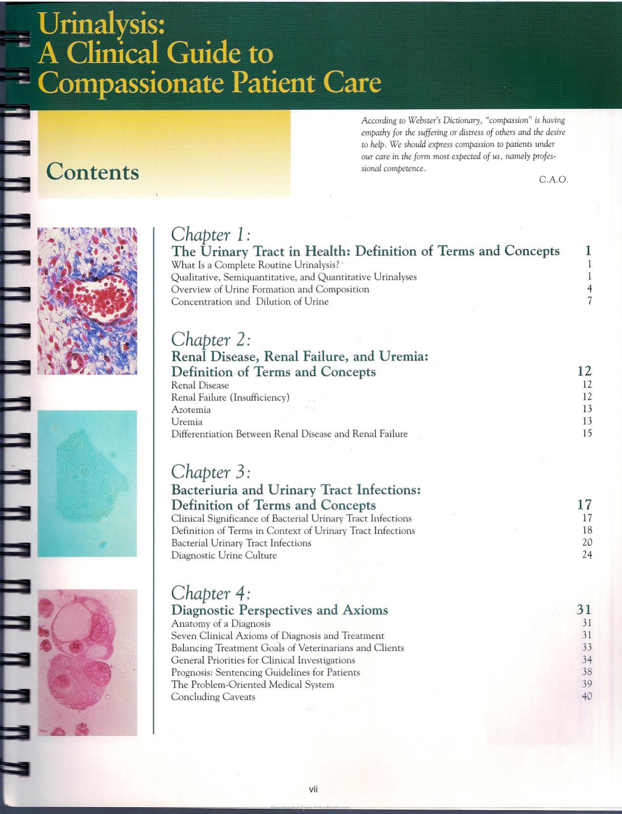Urinalysis A Clinical Guide To Compassionate Patient Care