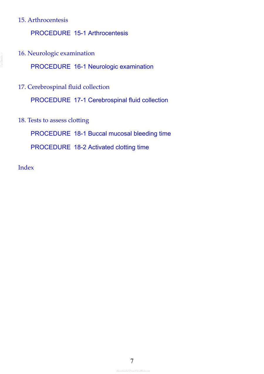 Preview page of Small Animal Clinical Techniques 3rd Edition