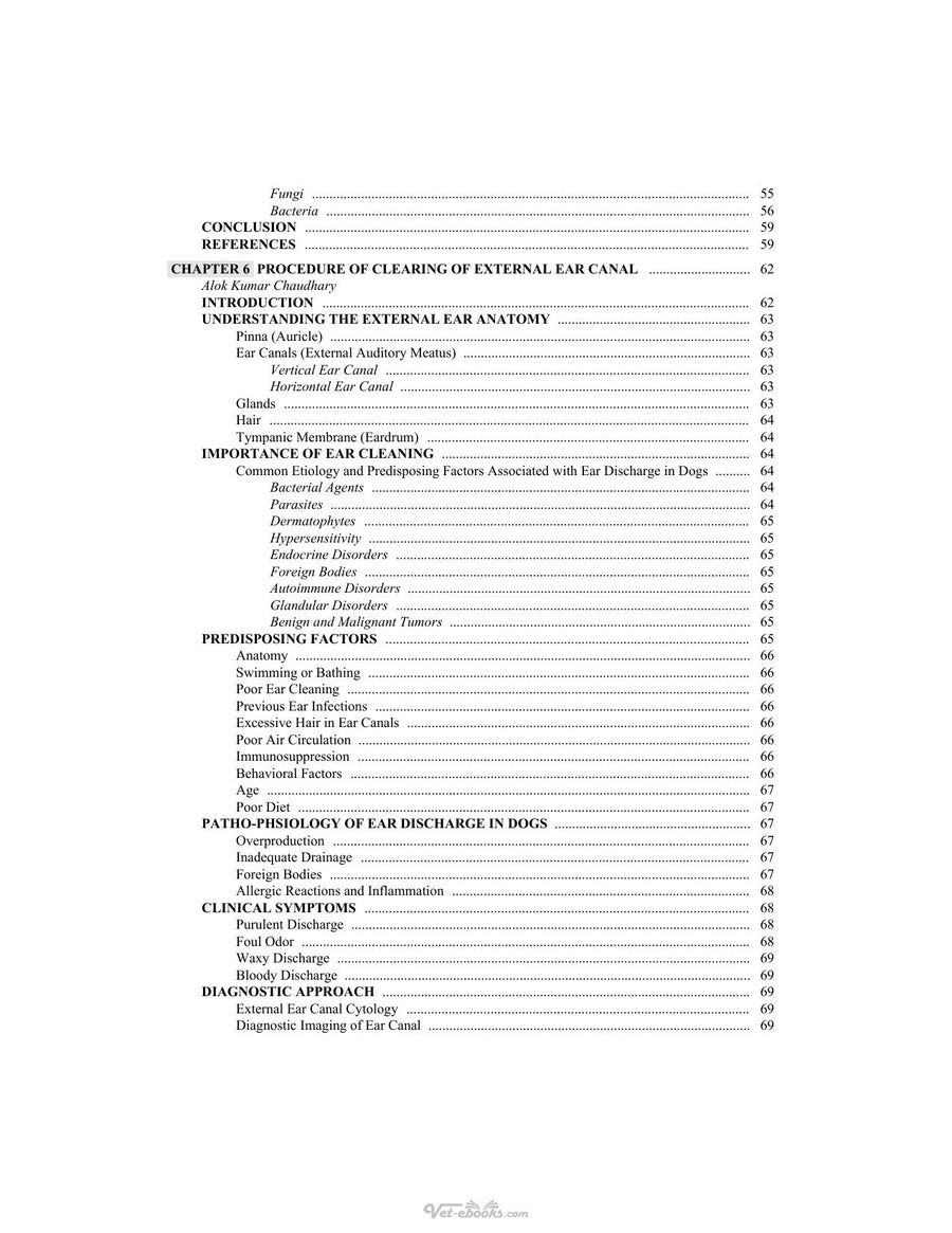 Preview page of Common Ear Diseases in Dogs Diagnosis and Management