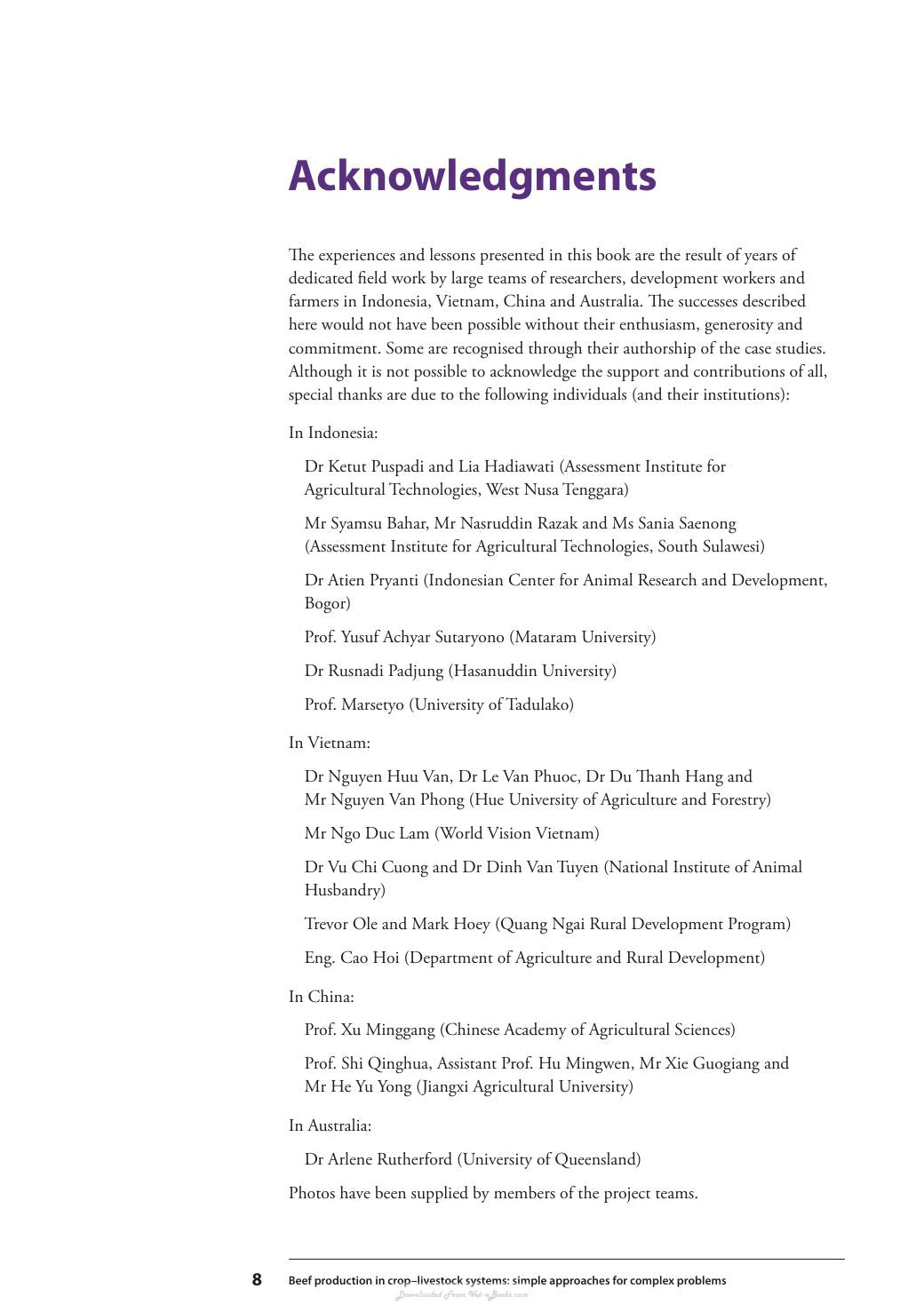Beef Production In Crop Livestock Systems Simple Approaches For Complex Problems
