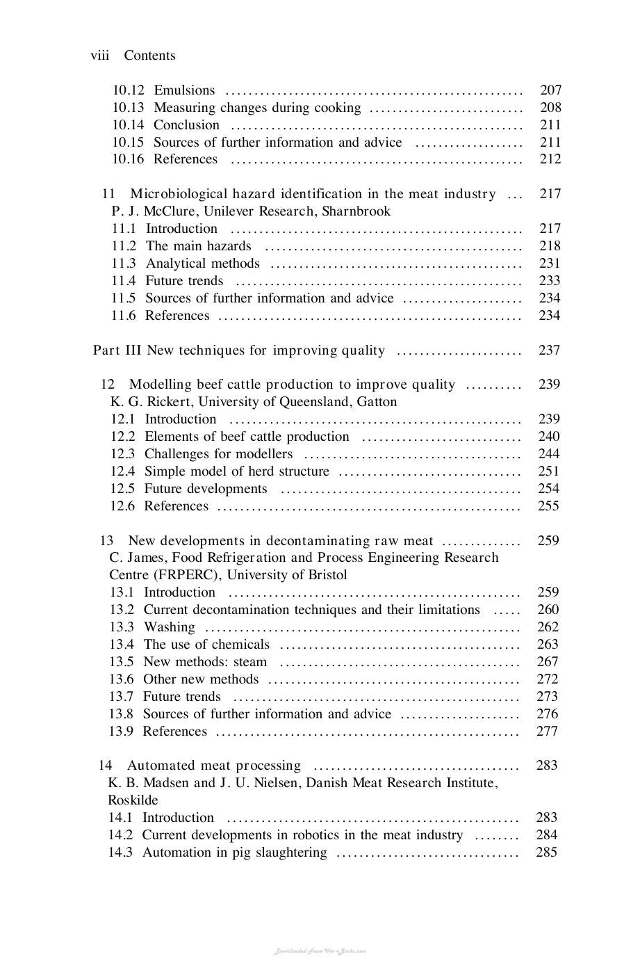 Meat Processing Improving Quality