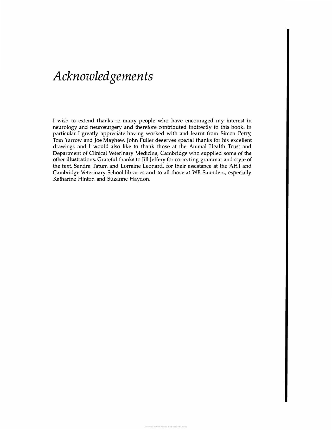 Handbook Of Small Animal Spinal Surgery