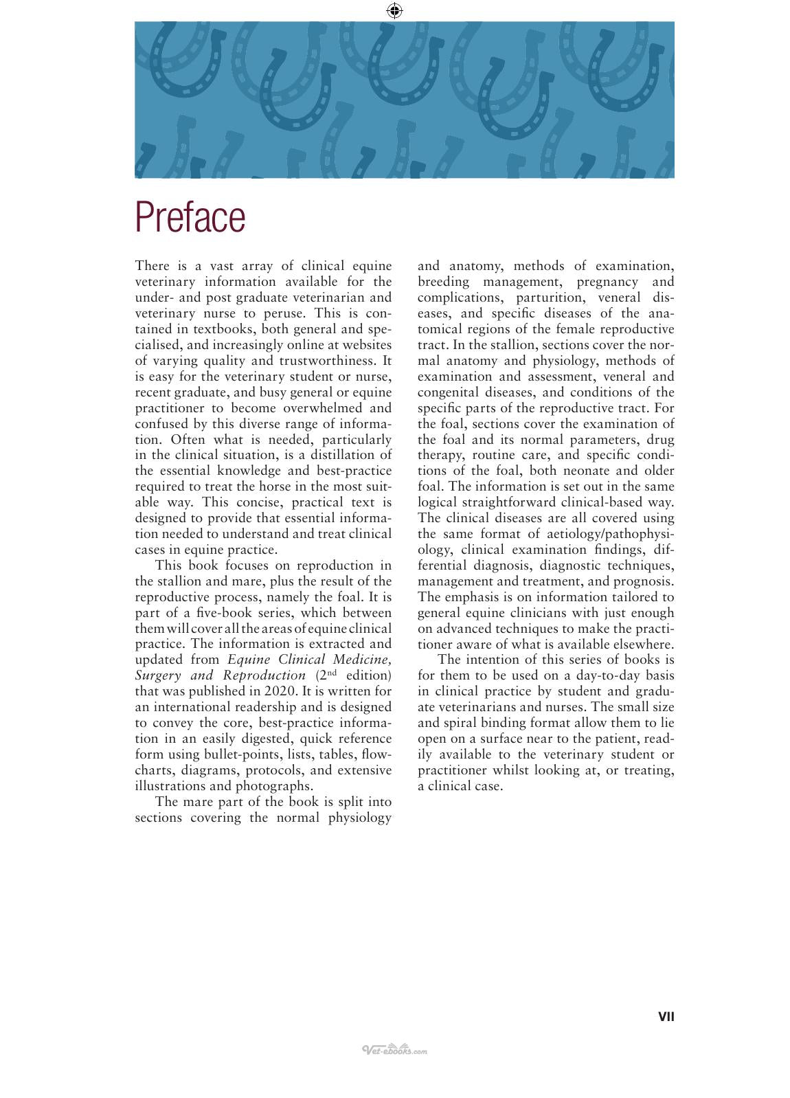 Concise Textbook Of Equine Clinical Practice Book 2 Reproduction And The Foal
