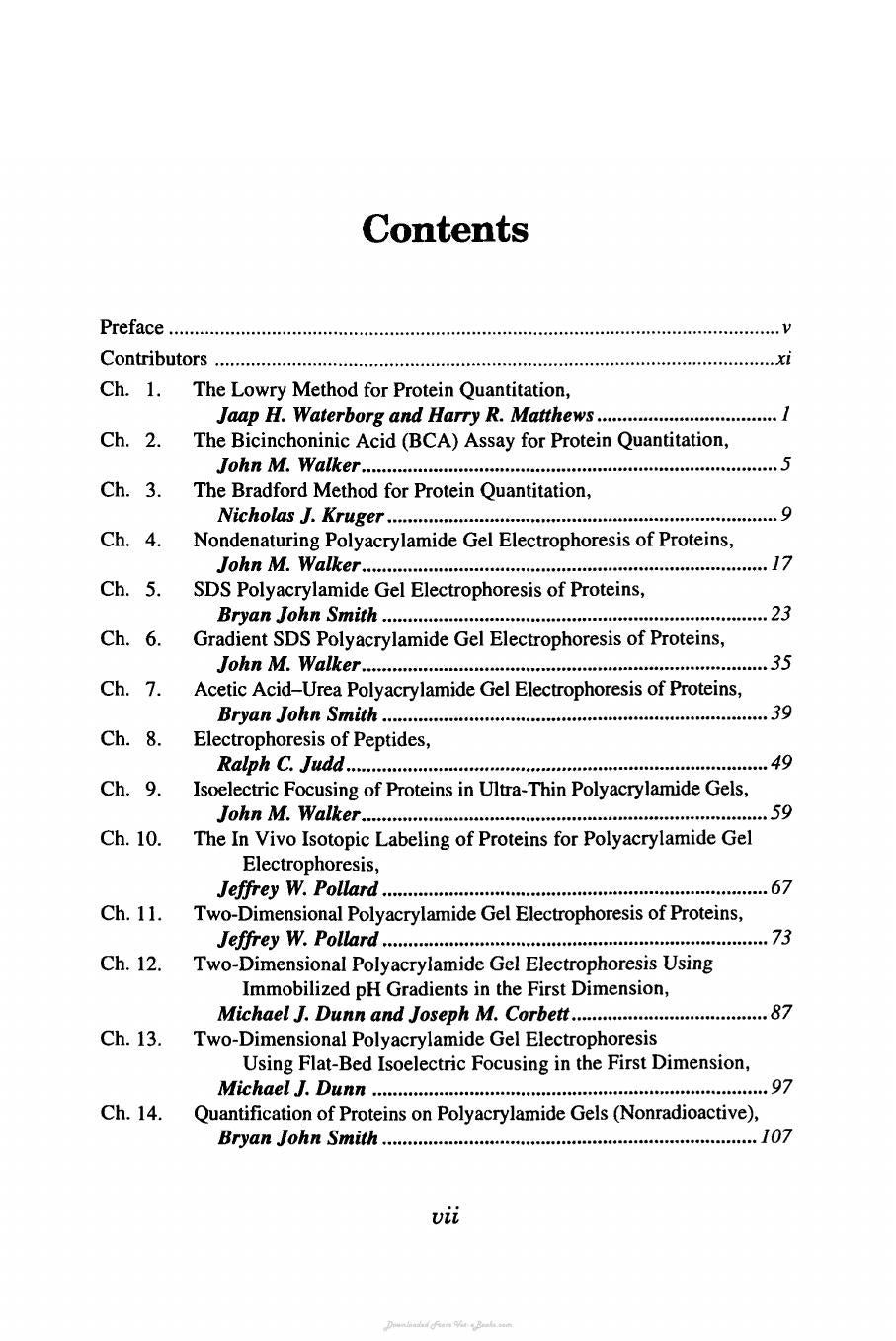 Basic Protein And Peptide Protocols