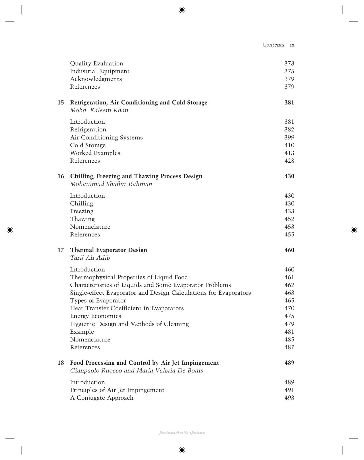 Handbook Of Food Process Design 2 Volume Set