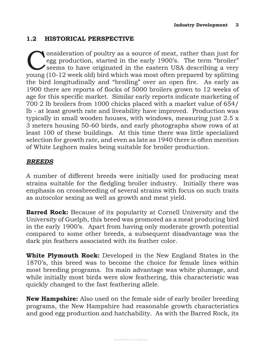 Preview page of Broiler Breeder Production