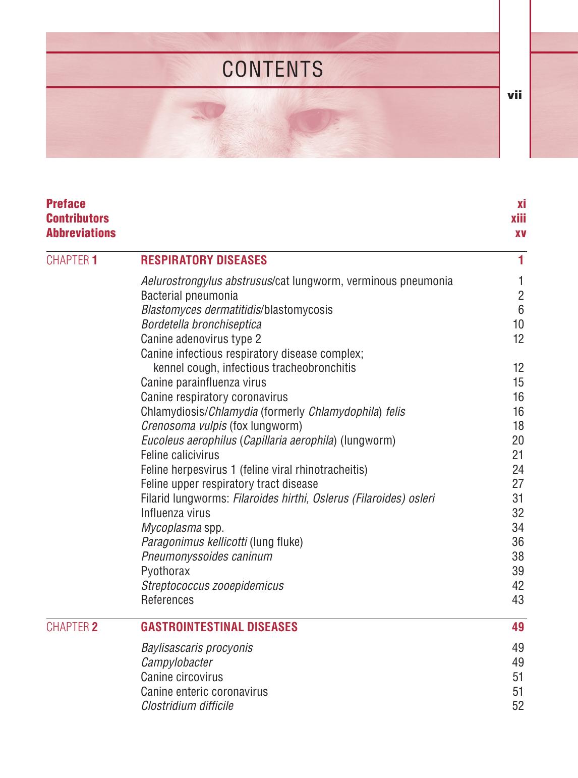 Infectious Diseases Of The Dog And Cat A Color Handbook