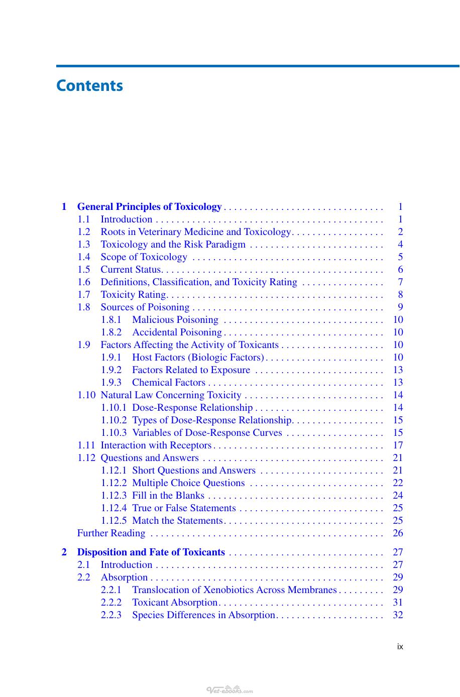 Concepts And Applications In Veterinary Toxicology An Interactive Guide