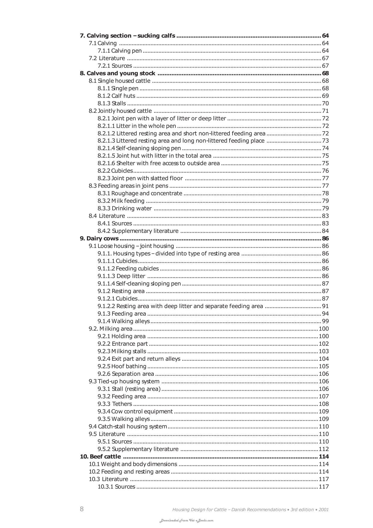 Housing Design For Cattle Danish Recommendations