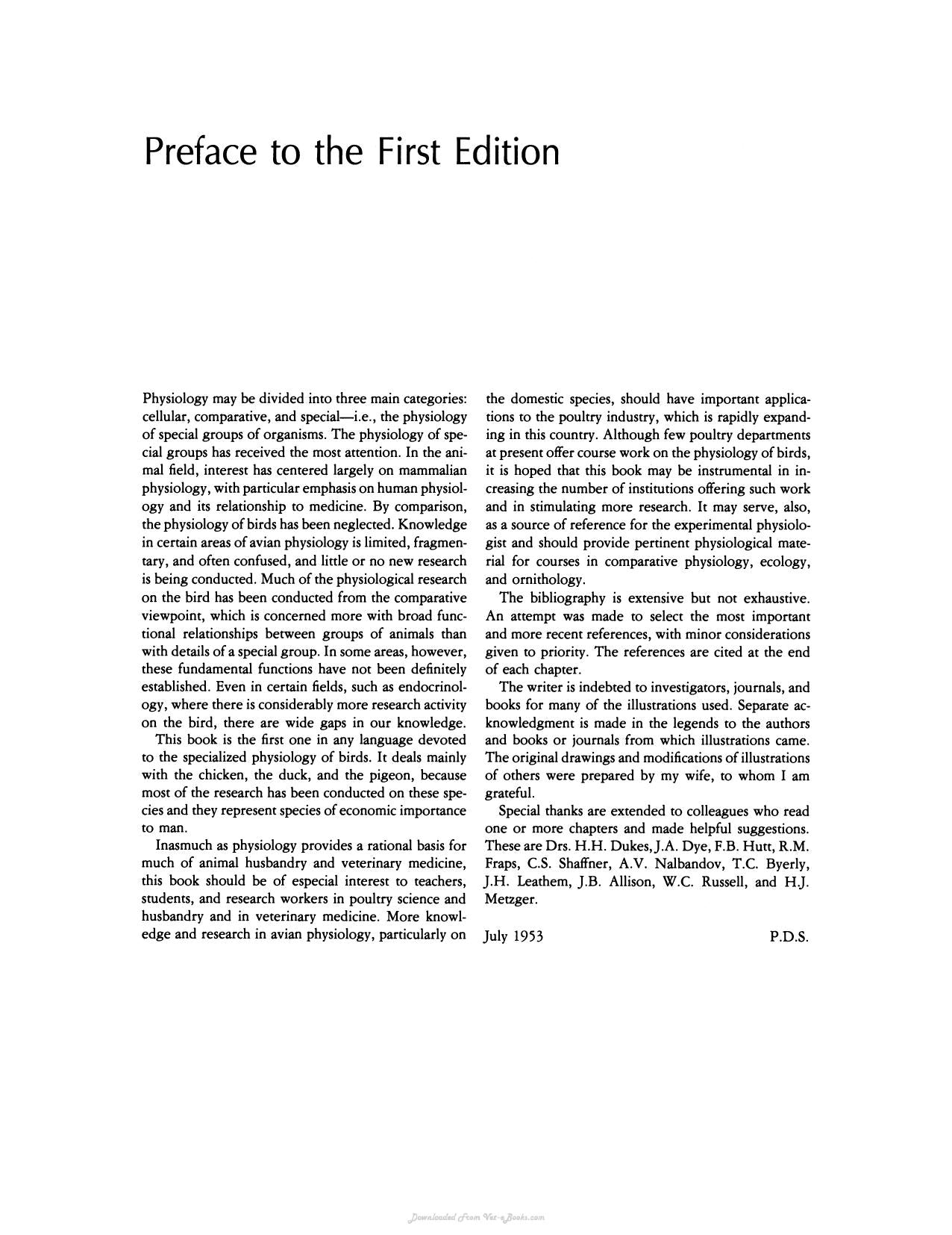 Avian Physiology 4Th Edition