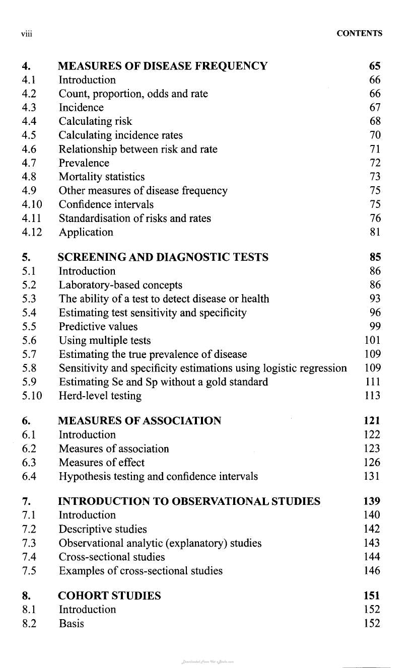 Veterinary Epidemiologic Research