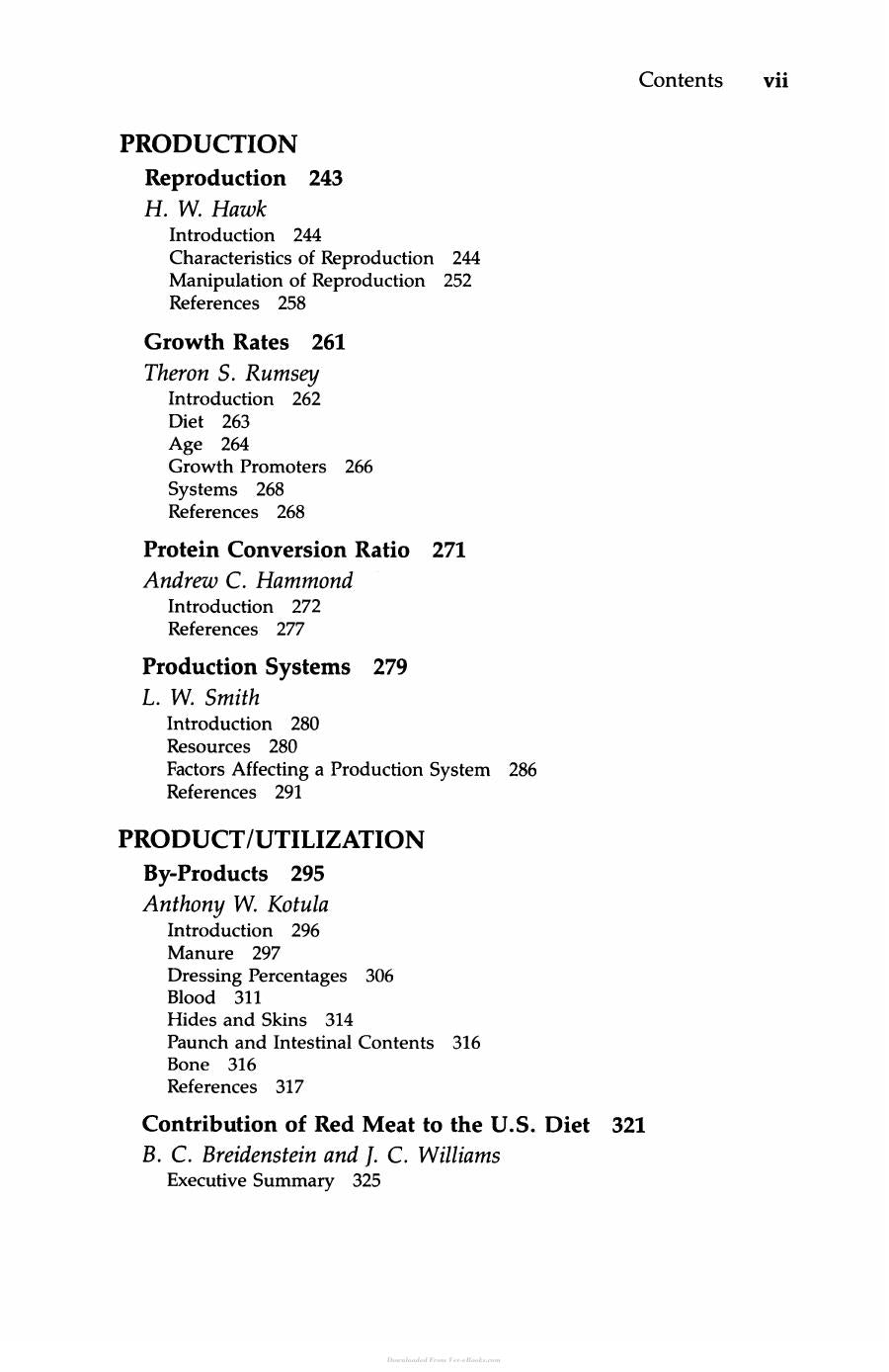 Handbook Of Animal Science